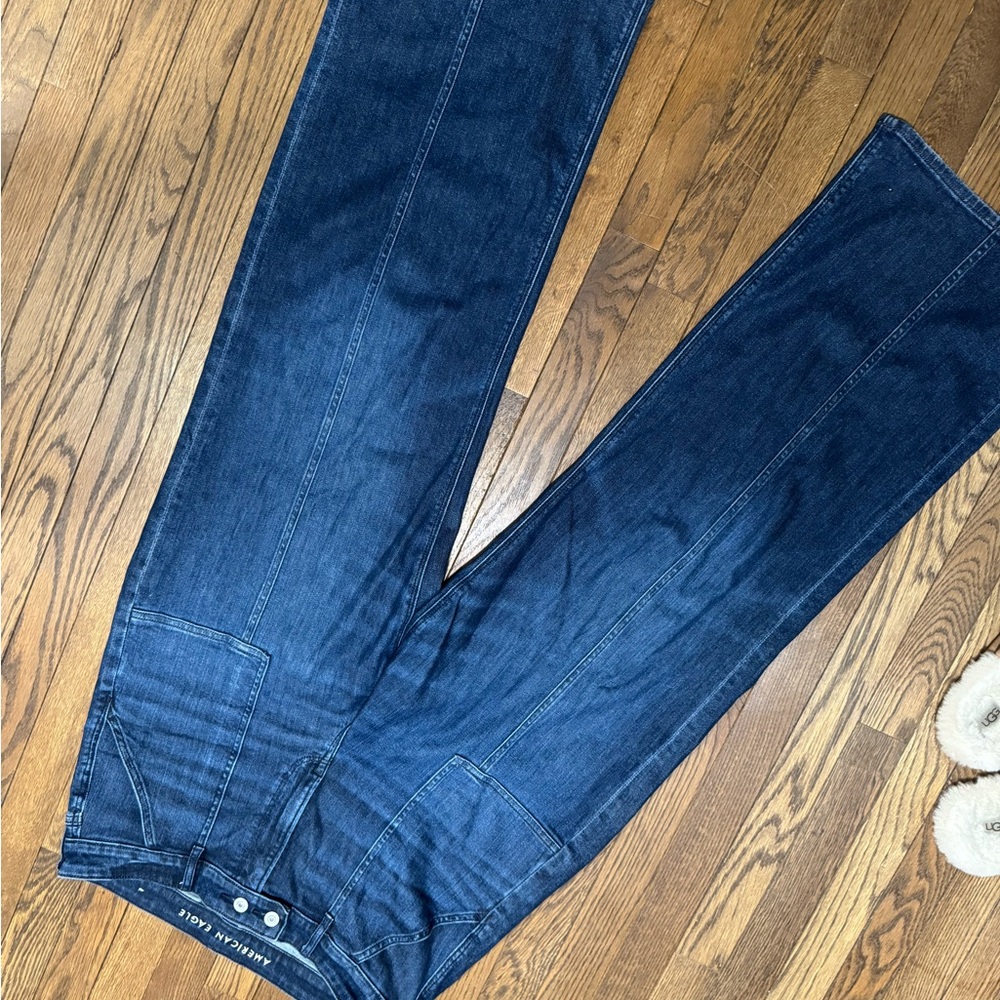 American Eagle Dark Indigo Stretch Denim